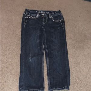 LA idol Capri jeans size 1